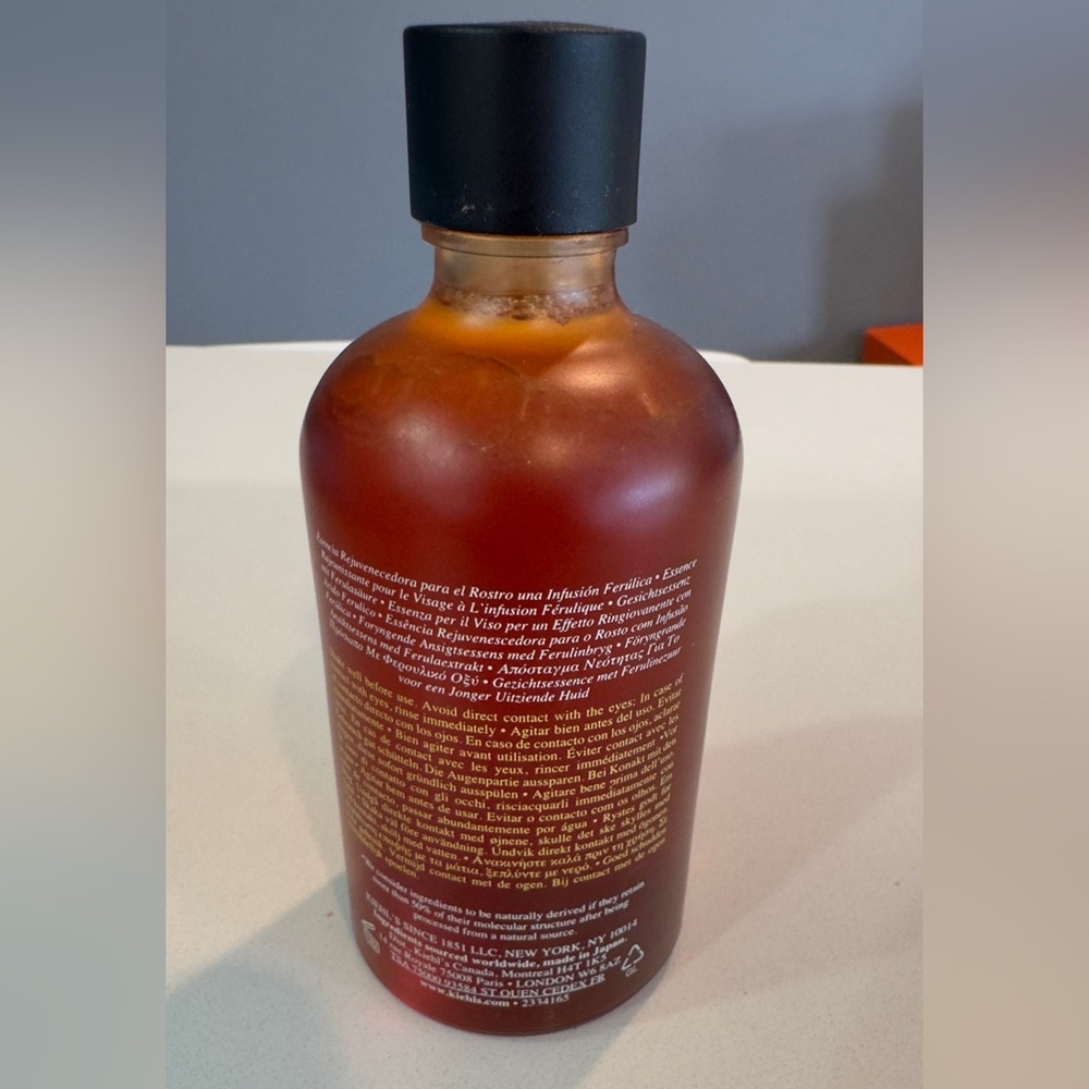 Kiehl’s Ferulic Brew Rejuvenating Facial Essence 6.8oz/200ml Opened Unused FULL - Picture 3 of 3